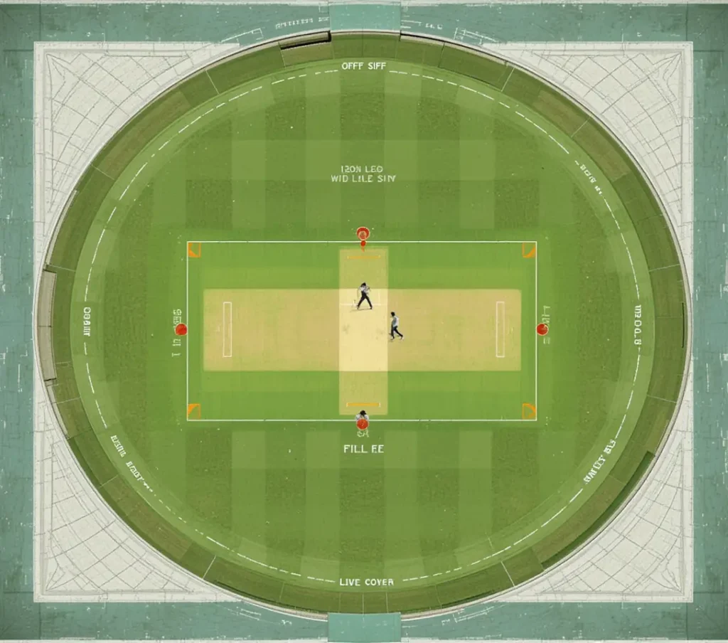 cricket field zones