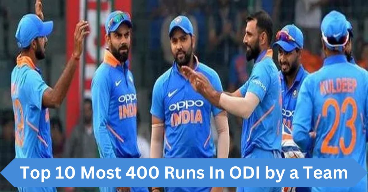 Read more about the article Top 10 Most 400 Runs In ODI By a Team in 2024