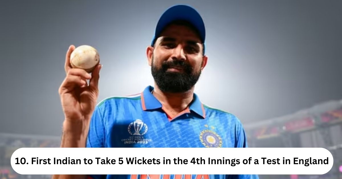 Top 10 Mohammed Shami Records