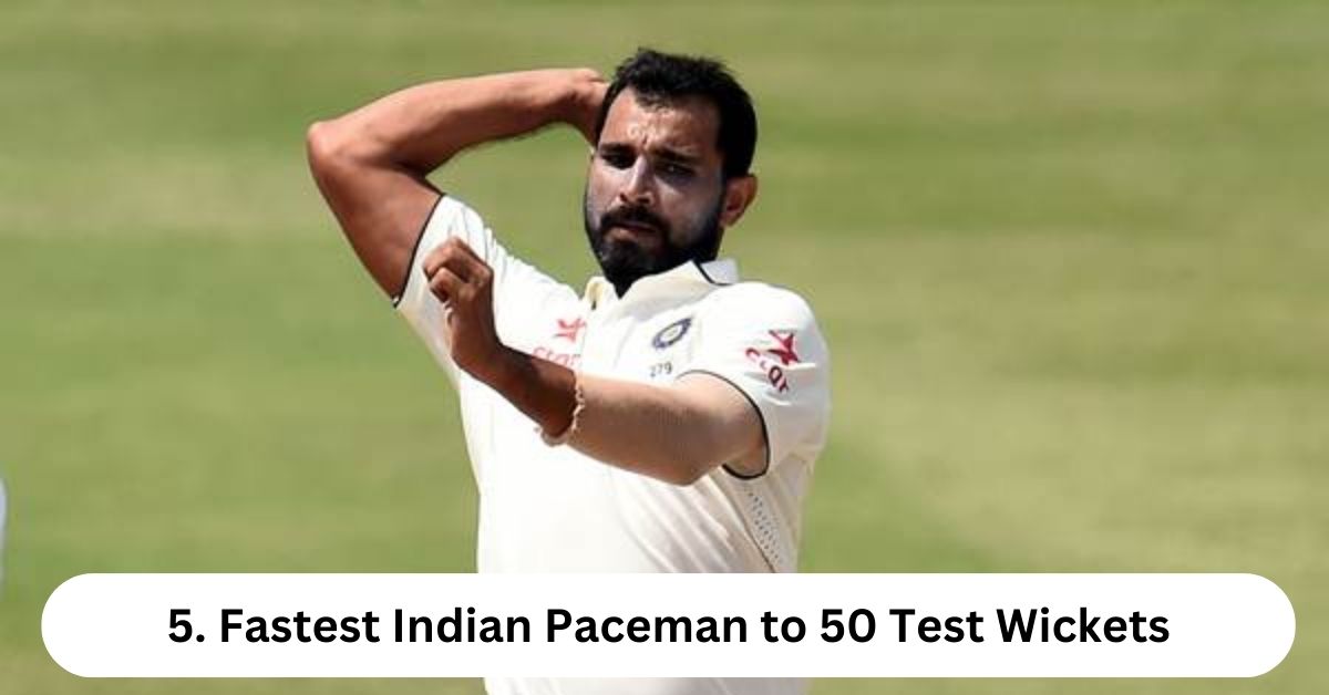 Top 10 Mohammed Shami Records