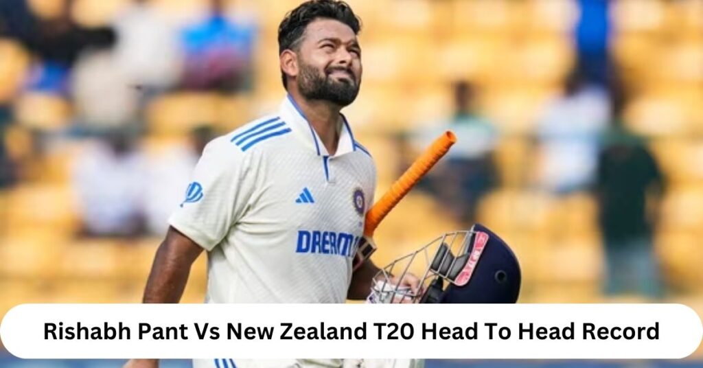 Rishabh Pant Vs New Zealand T20 Head To Head Record