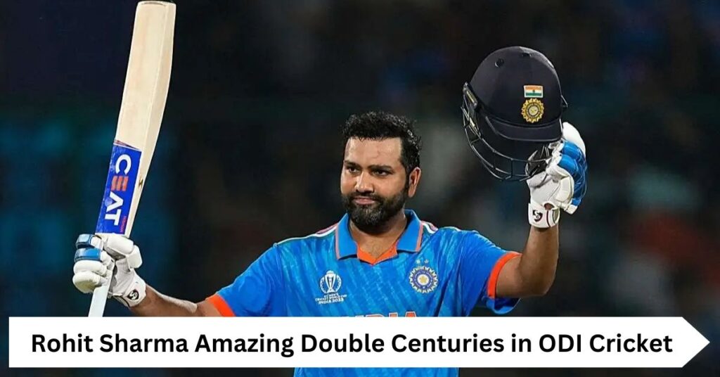 Rohit Sharma Amazing Double Centuries in ODI Cricket