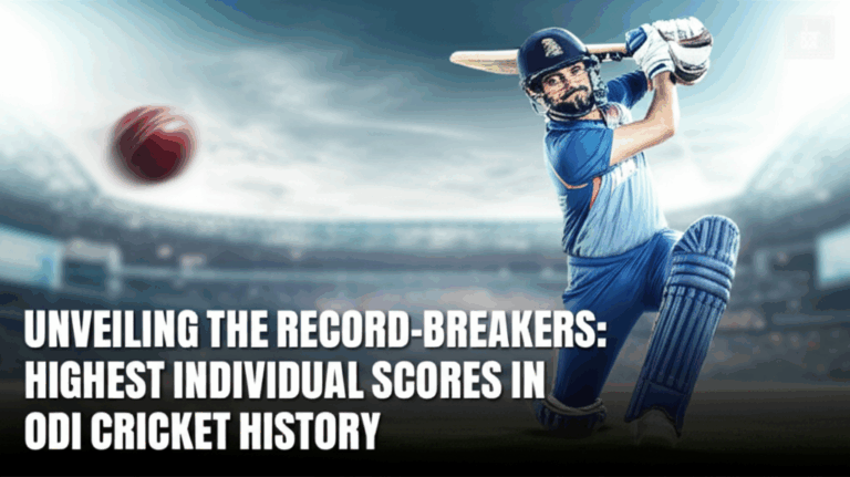Unveiling the Record-Breakers: Highest Individual Scores in ODI Cricket History