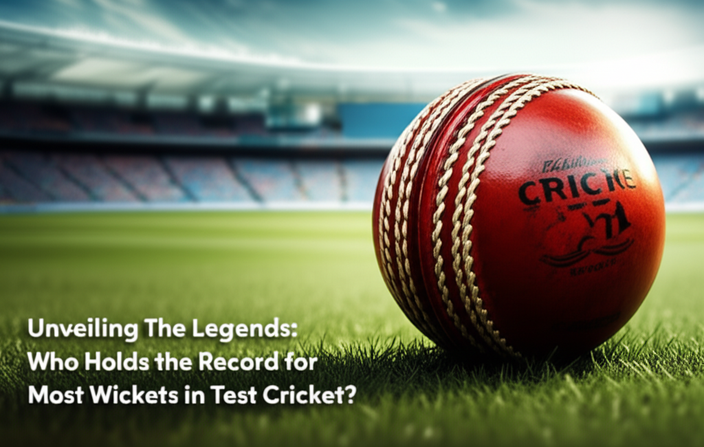 Unveiling the Legends: Who Holds the Record for Most Wickets in Test Cricket?