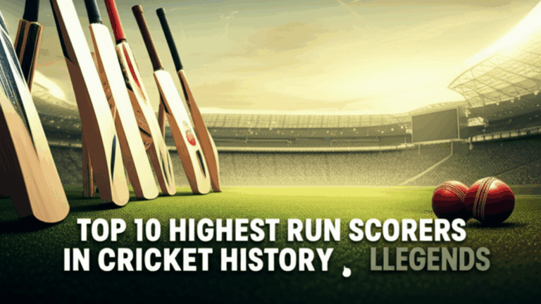 Top 10 Highest Run Scorers in Cricket History: A Comprehensive Analysis of the Legends