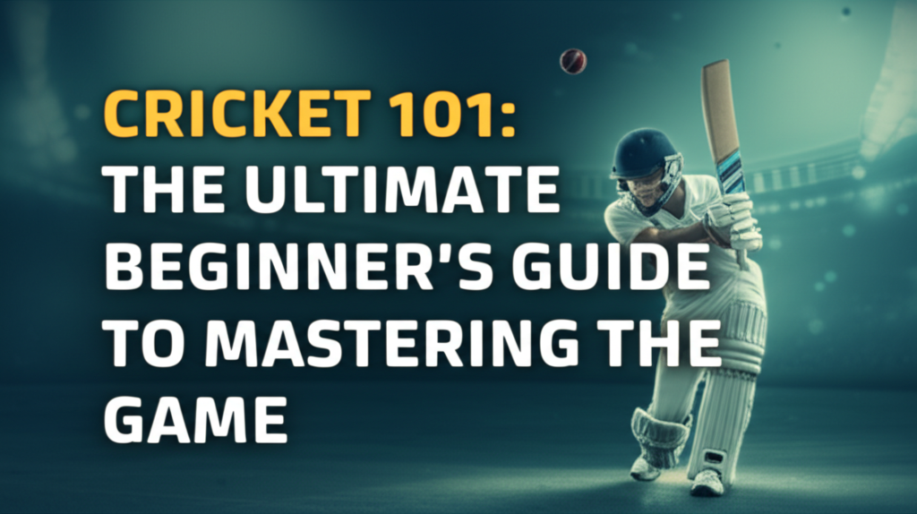 Cricket 101: The Ultimate Beginner’s Guide to Mastering the Game