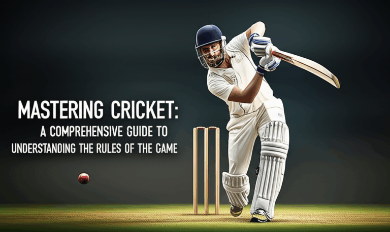 Mastering Cricket: A Comprehensive Guide to Understanding the Rules of the Game
