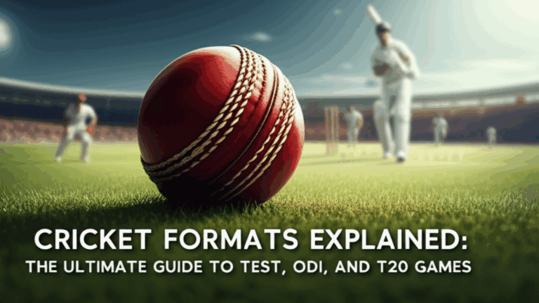 Cricket Formats Explained: The Ultimate Guide to Test, ODI, and T20 Games