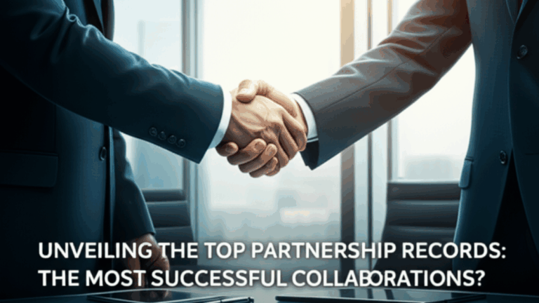 Unveiling the Top Partnership Records: Who Holds the Title for the Most Successful Collaborations?