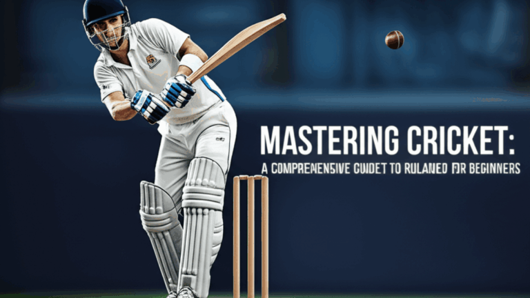 Mastering Cricket: A Comprehensive Guide to Rules Explained for Beginners