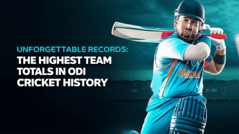 Unforgettable Records: The Highest Team Totals in ODI Cricket History