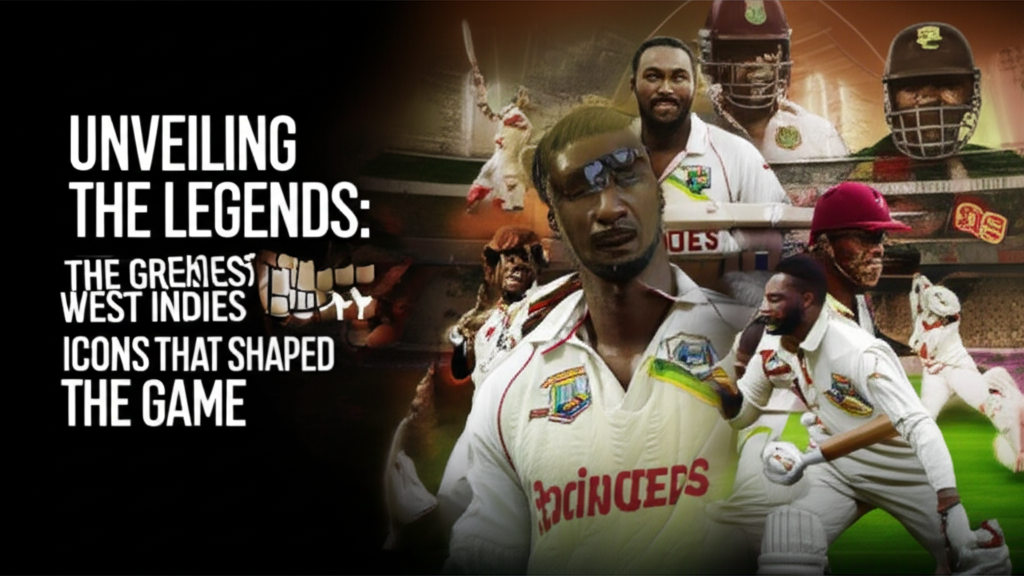 Unveiling the Legends: The Greatest West Indies Cricket Icons That Shaped the Game