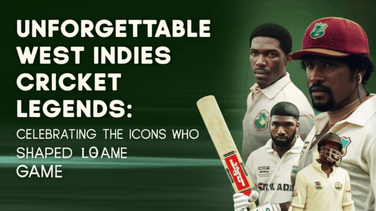 Unforgettable West Indies Cricket Legends: Celebrating the Icons Who Shaped the Game