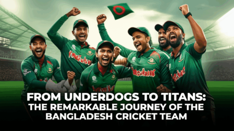 From Underdogs to Titans: The Remarkable Journey of the Bangladesh Cricket Team