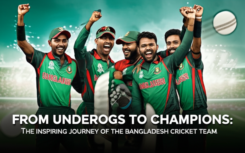 From Underdogs to Champions: The Inspiring Journey of the Bangladesh Cricket Team